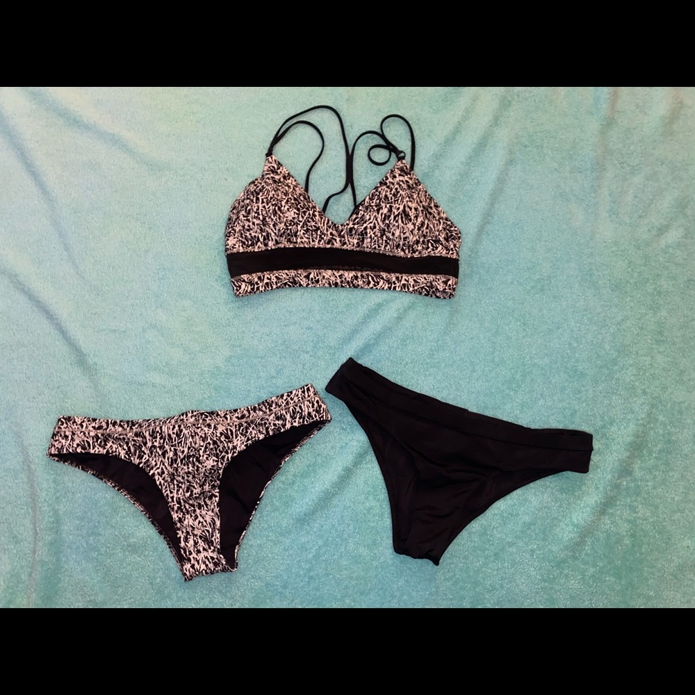 Lululemon bikini set w/ ties on bottoms
